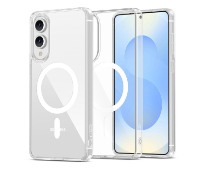 Etui / obudowa na smartfona Tech-Protect Flexair Hybrid Magsafe do Galaxy S25 Edge Clear